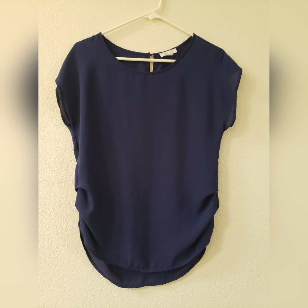 Navy blue blouse
